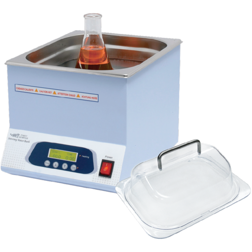 Stirring Water Bath (10L) with 2 built-in stirring mechanisms, lid included